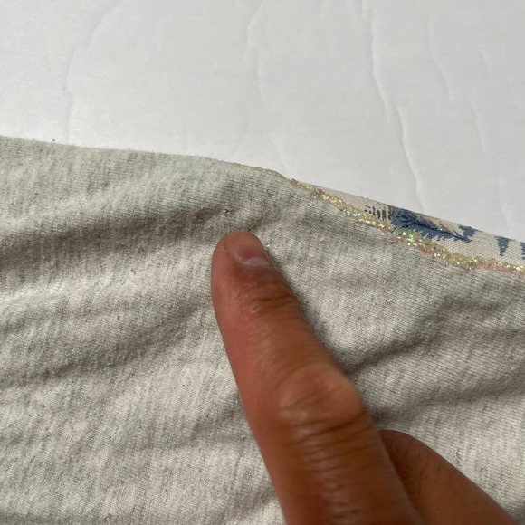 Basic Equipment DIY Glitter Deer Tee Gray Short Sleeve Men's M - Picture 9 of 9